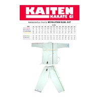 Kaiten Revolution Spirit Slim  leverbaar sommige maten langere levertijd 